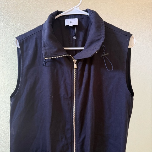 G. LABEL BY GOOP Birdie Sleeveless Parachute Jumpsuit Navy Sz 6 - Picture 4 of 6